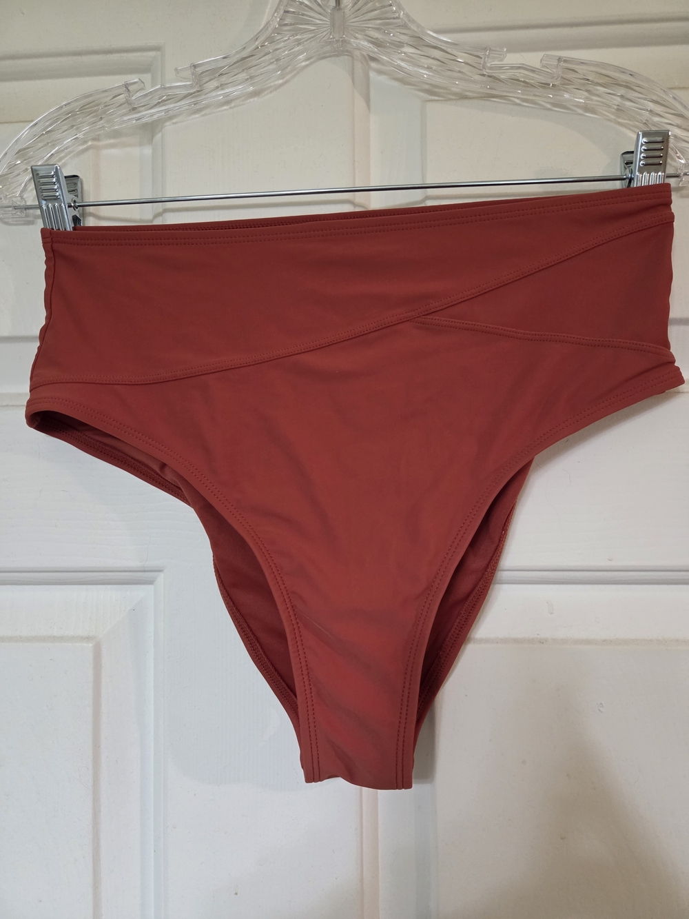Bundle ❤️ 2 for $15,  High-Waist Women’s Swim Bottoms in Terracotta